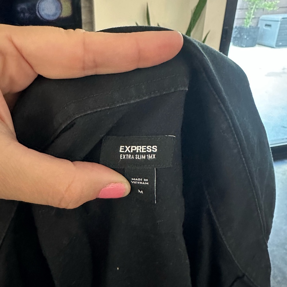 Express Black Extra Slim Shirt